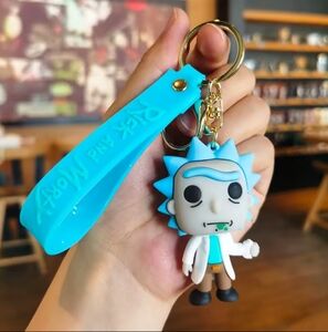 Rick and Morty keychain